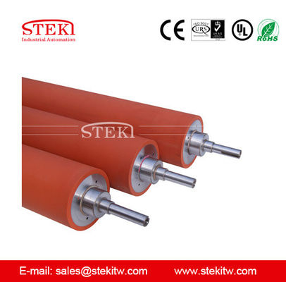 Diámetro del eje de 100 mm ACR Tipo Pu Roller de caucho Revestido con Roller de 1400 mm Min Tamaño del cuerpo