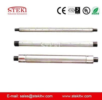 Revestido con óxido negro STEKI 2024 3&quot; Tipo deslizante Eje de aire Cuerpo de aluminio 30 mm Finales cuadrados L1 1600 mm L3 1920